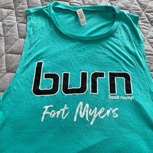 Burn Bootcamp Tank - Teal FORT MYERS - Size Small